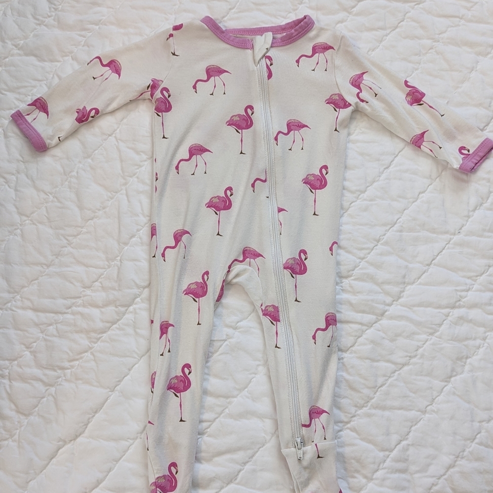 3-6 Kyte Baby Flamingo Zippy
